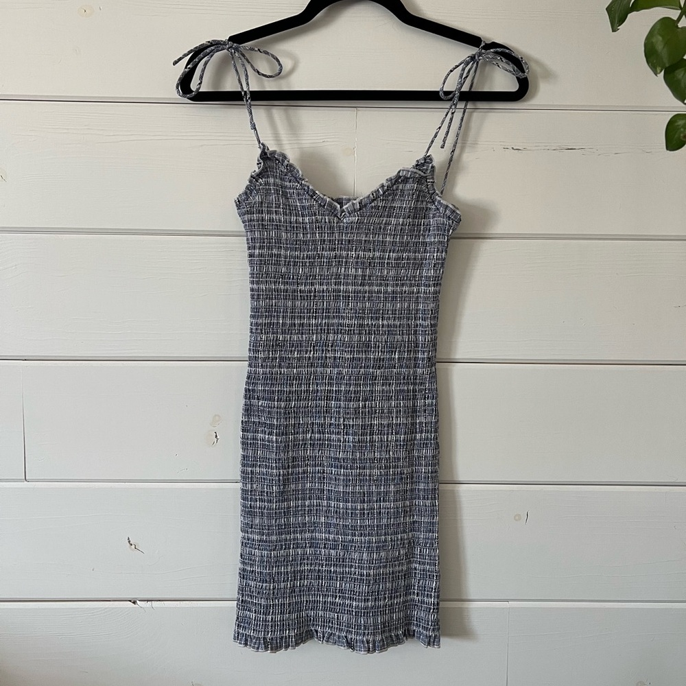 Mini scrunch dress